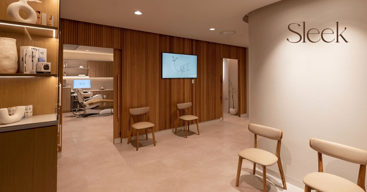 Reception area at Sleek Dental Hilton in Adelaide